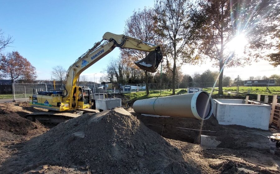 Debietmeting RWZI Ede, weg- en waterbouwkundige werken